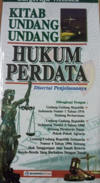 Image of Kitab Undang-Undang Hukum Perdata Disertai Penjelasannya
