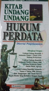 Kitab Undang-Undang Hukum Perdata Disertai Penjelasannya