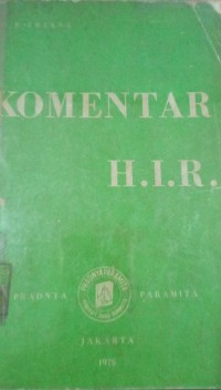 Komentar H.I.R.