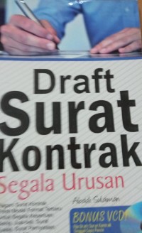 Draft SUrat Kontrak Segala Urusan