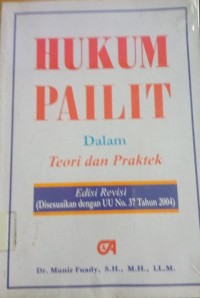 Image of Hukum Pailit Dalam Teori Dan Praktek