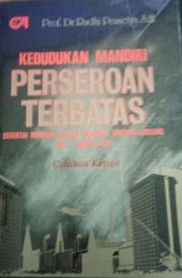 Image of Kedudukan Mandiri Perseroan Terbatas Disertai Dengan Ulasan Menurut Undang - Undang No.1 Tahun 1995