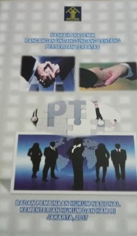 Image of Naskah AKademik Rancangan Undang - Undang Tentang Perseroan Terbatas