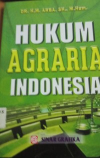Image of Hukum Agraria Indonesia