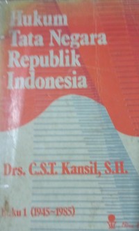 Hukum Tata Negara Republik Indonesia