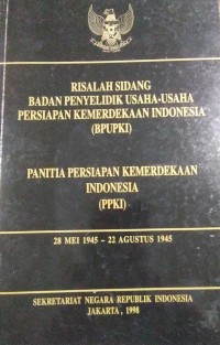 Image of Risalah Sidang Badan Penyelidik Usaha-Usaha Persiapan Kemerdekaan Indonesia (BPUPKI)