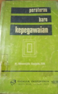 Image of Peraturan baru kepegawaian