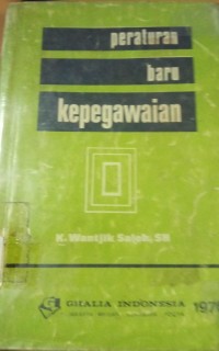 Peraturan baru kepegawaian