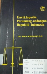 Ensiklopedia Perundang - undangan Republik Indonesia