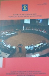 Image of Naskah Akademik RUU Tentang Mahkamah Konstitusi