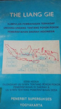 Kumpulan Pembahasan Terhadap Undang - Undang Tentang Pokok - Pokok Pemerintahan Daerah Indonesia