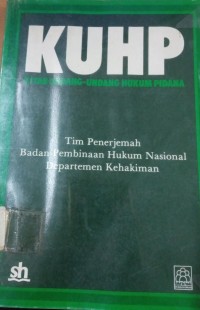 Image of KUHP ( Kitab Undang - Undang Hukum Pidana )