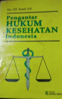 Image of Pengantar Hukum Kesehatan Indonesia