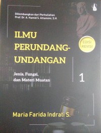 Image of Ilmu Perundang-Undangan (1) (Jenis, Fungsi, dan Materi Muatan)