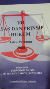 Asas dan Pronsop Hukum