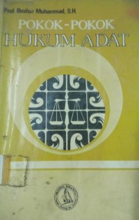 Pokok - Pokok Hukum Adat