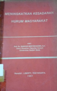 Image of Meningkatkan Kesadaran Hukum Masyarakat