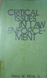 Critical Issues in law Enforcement