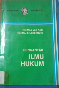 Image of Pengantar Ilmu Hukum