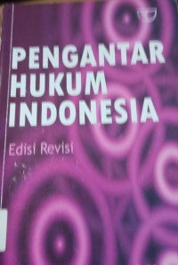 Image of Pengantar Hukum Indonesia