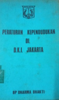 Peraturan Kependudukan di D.K.I. Jakarta