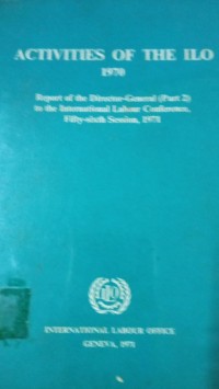 Image of Activities of the ILO 1969