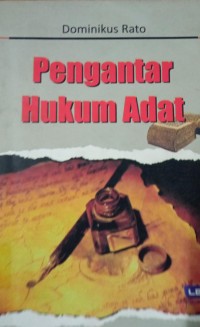 Pengantar Hukum Adat