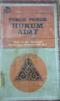 Pokok - Pokok Hukum Adat