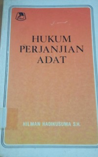 Hukum Perjanjian Adat