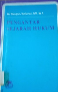 Image of Pengantar Sejarah Hukum