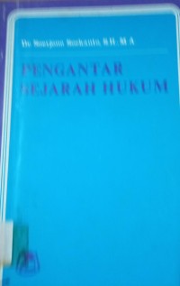 Pengantar Sejarah Hukum