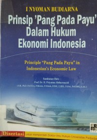 Image of Prinsip 'Pang Pada Payu' Dalam Hukum Ekonomi Indonesia