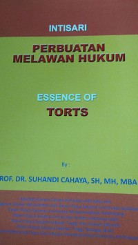 Image of Intisari Perbuatan Melawan Hukum Essence Of Torts