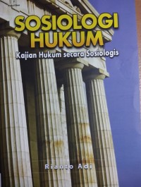 Image of Sosiologi Hukum Kajian Hukum Secara Sosiologis
