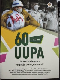Image of 60 Tahun UUPA Generasi Muda Agraria Yang Maju, Modern, dan Inovatif