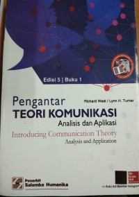 Image of Pengantar Teori Kpmunikasi Analisis dan Aplikasi (Edisi 5 Buku1)