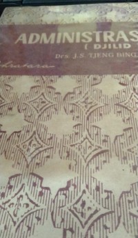 Image of Administrasi (DJILID 1)