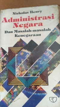 Image of Administrasi Negara Dan Masalah - Masalah Kenegaraan