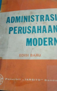 Image of Administrasi Perusahaan Modern edisi baru