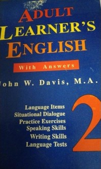 Image of Adult Learner'S English