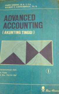 Image of Advanced Accounting : (Akuntansi Keuangan Lanjutan1)