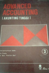 Image of Advanced Accounting : (Akuntansi Keuangan Lanjutan3)