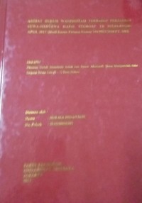 Akibat Hukum Wanprestasi Terhadap Perjanjian Sewa - Menyewa Kapal Tugboat TB Buleleng/BG Apol 3017 ( Studi Kasus Putusan Nomor 348/PDT/2018/PT.DKI )