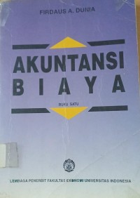 Image of Akuntasni Biaya