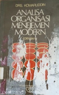 Image of Analisa Organisasi Manajemen Modern (Edisi Baru)