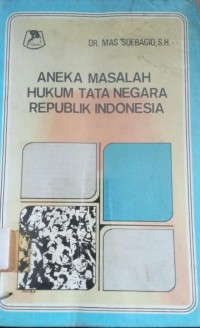 Image of Aneka Masalah Hukum Tata Negara R.I