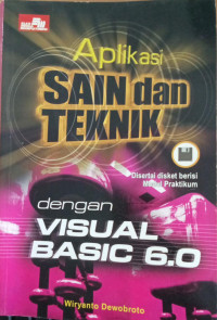 Image of Aplikasi Sain Dan Teknik Dengan Visual Basic 6.0