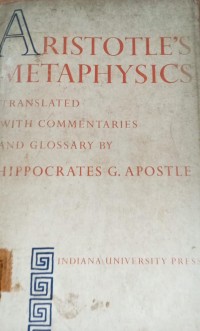 Image of Aristotle's Metaphysics