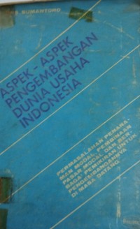 Image of Aspek-Aspek Pengembangan Dunia Usaha Indonesia