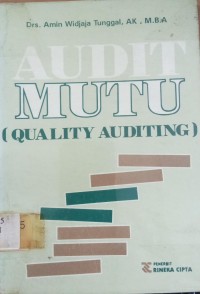 Image of Audit Mutu (Quality Auditing)